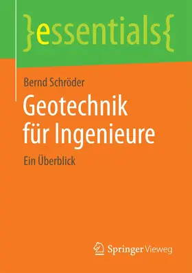 Schröder |  Geotechnik für Ingenieure | Buch |  Sack Fachmedien