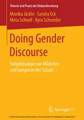 Jäckle / Eck / Schnell |  Doing Gender Discourse | eBook | Sack Fachmedien