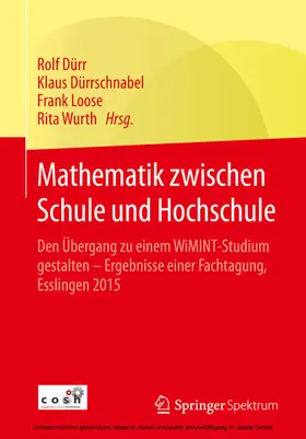 Dürr / Dürrschnabel / Loose | Mathematik zwischen Schule und Hochschule | E-Book | sack.de