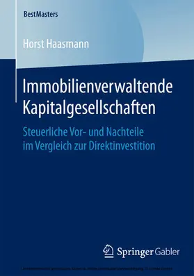 Haasmann | Immobilienverwaltende Kapitalgesellschaften | E-Book | sack.de