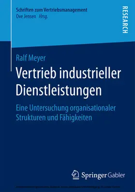 Meyer |  Vertrieb industrieller Dienstleistungen | eBook | Sack Fachmedien
