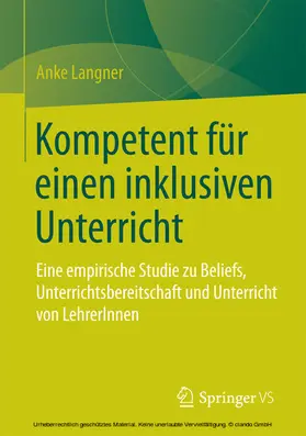 Langner |  Kompetent für einen inklusiven Unterricht | eBook | Sack Fachmedien