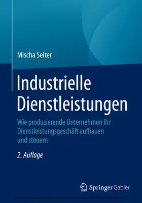 Seiter |  Industrielle Dienstleistungen | eBook | Sack Fachmedien