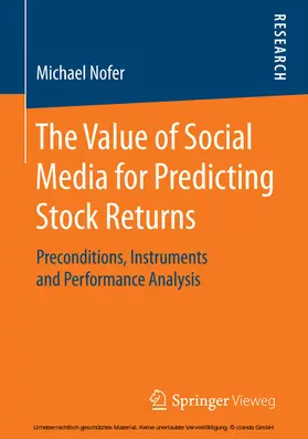 Nofer | The Value of Social Media for Predicting Stock Returns | E-Book | sack.de