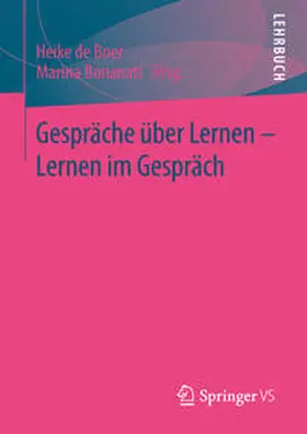 de Boer / Bonanati | Gespräche über Lernen - Lernen im Gespräch | E-Book | sack.de