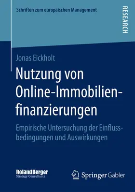 Eickholt |  Nutzung von Online-Immobilienfinanzierungen | Buch |  Sack Fachmedien