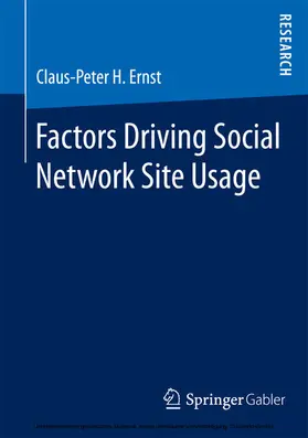 Ernst | Factors Driving Social Network Site Usage | E-Book | sack.de