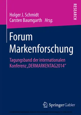 Schmidt / Baumgarth | Forum Markenforschung | E-Book | www2.sack.de