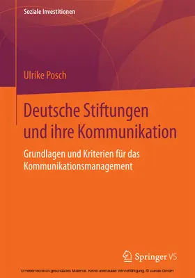 Posch | Deutsche Stiftungen und ihre Kommunikation | E-Book | sack.de