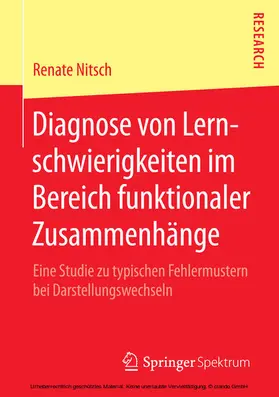 Nitsch | Diagnose von Lernschwierigkeiten im Bereich funktionaler Zusammenhänge | E-Book | sack.de