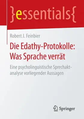 Feinbier |  Die Edathy-Protokolle: Was Sprache verrät | Buch |  Sack Fachmedien