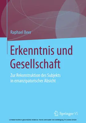 Beer |  Erkenntnis und Gesellschaft | eBook | Sack Fachmedien