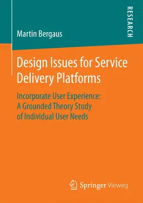Bergaus |  Design Issues for Service Delivery Platforms | Buch |  Sack Fachmedien