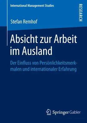 Remhof |  Absicht zur Arbeit im Ausland | eBook | Sack Fachmedien
