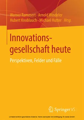 Rammert / Windeler / Knoblauch |  Innovationsgesellschaft heute | eBook | Sack Fachmedien
