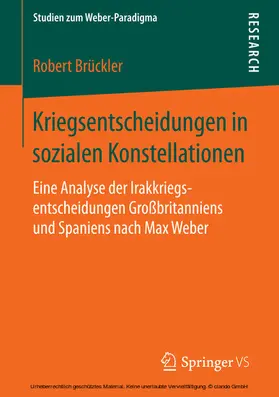 Brückler |  Kriegsentscheidungen in sozialen Konstellationen | eBook | Sack Fachmedien