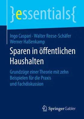 Caspari / Reese-Schäfer / Haßenkamp | Sparen in öffentlichen Haushalten | E-Book | sack.de