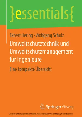 Hering / Schulz |  Umweltschutztechnik und Umweltschutzmanagement für Ingenieure | eBook | Sack Fachmedien