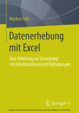 Feiks | Datenerhebung mit Excel | E-Book | sack.de