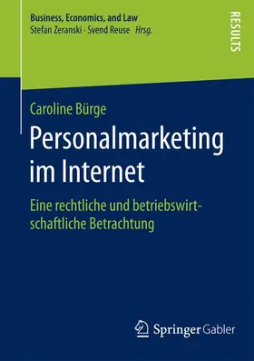 Bürge |  Personalmarketing im Internet | Buch |  Sack Fachmedien