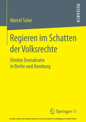 Solar |  Regieren im Schatten der Volksrechte | eBook | Sack Fachmedien