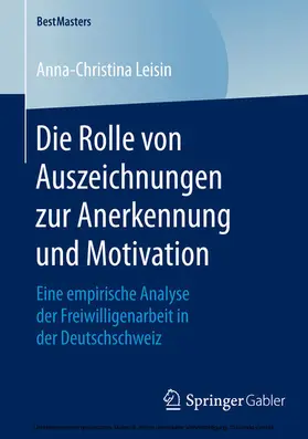 Leisin | Die Rolle von Auszeichnungen zur Anerkennung und Motivation | E-Book | sack.de