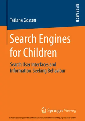 Gossen | Search Engines for Children | E-Book | sack.de