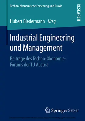 Biedermann | Industrial Engineering und Management | E-Book | sack.de