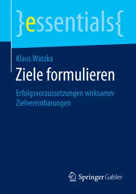 Watzka | Ziele formulieren | E-Book | sack.de
