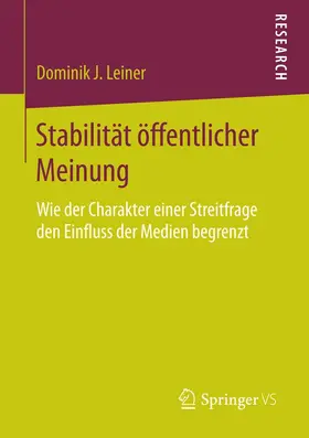 Leiner | Stabilität öffentlicher Meinung | E-Book | sack.de