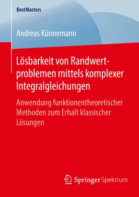 Künnemann | Lösbarkeit von Randwertproblemen mittels komplexer Integralgleichungen | E-Book | sack.de
