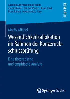 Michel |  Wesentlichkeitsallokation im Rahmen der Konzernabschlussprüfung | eBook | Sack Fachmedien