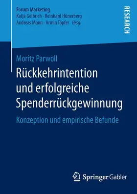 Parwoll |  Rückkehrintention und erfolgreiche Spenderrückgewinnung | Buch |  Sack Fachmedien