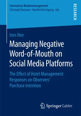 Nee | Managing Negative Word-of-Mouth on Social Media Platforms | E-Book | sack.de