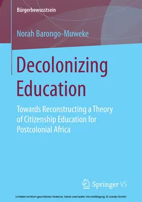 Barongo-Muweke |  Decolonizing Education | eBook | Sack Fachmedien