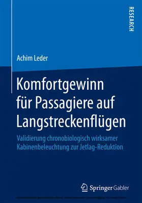 Leder |  Komfortgewinn für Passagiere auf Langstreckenflügen | eBook | Sack Fachmedien