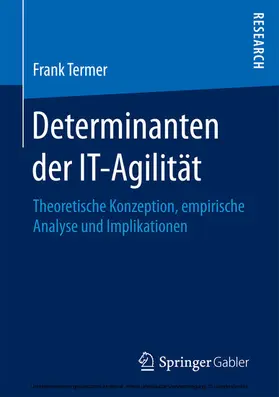 Termer | Determinanten der IT-Agilität | E-Book | www2.sack.de