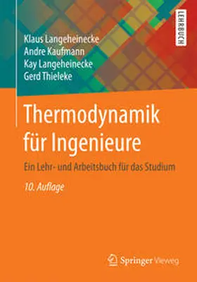 Langeheinecke / Kaufmann / Thieleke |  Thermodynamik für Ingenieure | eBook | Sack Fachmedien
