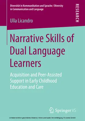 Licandro |  Narrative Skills of Dual Language Learners | eBook | Sack Fachmedien