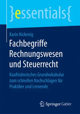 Nickenig |  Fachbegriffe Rechnungswesen und Steuerrecht | eBook | Sack Fachmedien