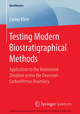 Klein | Testing Modern Biostratigraphical Methods | E-Book | sack.de