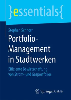 Schnorr | Portfolio-Management in Stadtwerken | E-Book | sack.de