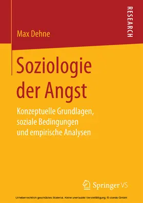 Dehne |  Soziologie der Angst | eBook | Sack Fachmedien