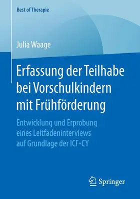 Waage |  Erfassung der Teilhabe bei Vorschulkindern mit Frühförderung | Buch |  Sack Fachmedien