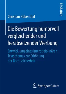 Hübenthal | Die Bewertung humorvoll vergleichender und herabsetzender Werbung | E-Book | sack.de