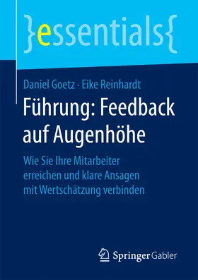 Goetz / Reinhardt | Führung: Feedback auf Augenhöhe | E-Book | sack.de