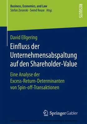 Ellgering | Einfluss der Unternehmensabspaltung auf den Shareholder-Value | E-Book | sack.de