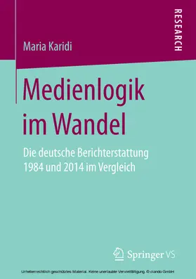 Karidi |  Medienlogik im Wandel | eBook | Sack Fachmedien