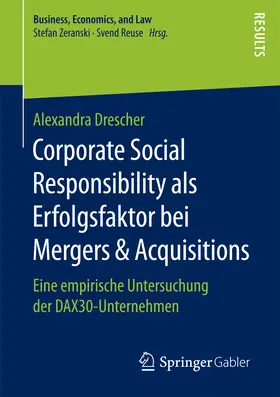Drescher | Corporate Social Responsibility als Erfolgsfaktor bei Mergers & Acquisitions | E-Book | sack.de