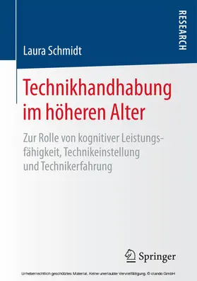 Schmidt |  Technikhandhabung im höheren Alter | eBook | Sack Fachmedien